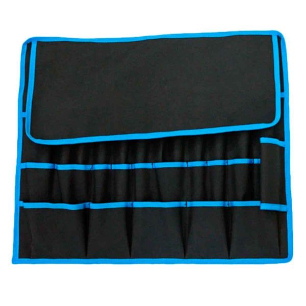 Black Tool Roll Bag Polyester Material for Carrying Tools Manufacturers, Suppliers in Sialkot