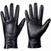 Black Winter Leather Safety Gloves with Plain Pattern Ideal for Personal Use Manufacturers, Suppliers in Sialkot