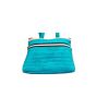 Blue Leather Women Pouch with Zipper Closure Manufacturers, Suppliers in New Zealand