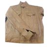 Brown Leather Shirt for Men Plain Design Premium Leather Material Manufacturers, Suppliers in Sialkot
