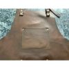 Brown Leather Utility Apron Free Size Fit with Plain Look Durable Material and Easy Handwash Care Manufacturers, Suppliers in Sialkot