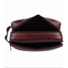 Brown Plain Leather Square Pouch with Zipper Closure for Personal Use Manufacturers, Suppliers in New Zealand