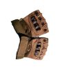 Classic Leather Tactical Half Gloves for All Genders Pouch Packed Manufacturers, Suppliers in Sialkot