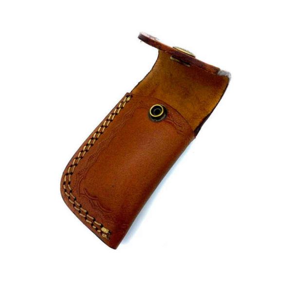 Custom Genuine Leather Knife Sheath Simple Design Multiple Color Options Customizable Size for Storage Manufacturers, Suppliers in Milan