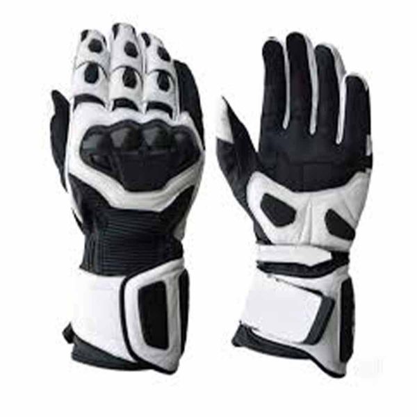 Customizable Black and White Full Fingered Gloves for Men Plain Style Custom Fit Manufacturers, Suppliers in Sialkot