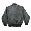 Dark Brown Leather A2 Flight Bomber Jacket Classic Aviator Coat Manufacturers, Suppliers in Paris