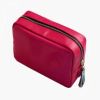Durable Leather Cosmetic Makeup Pouch Rectangular Zipper Design Customized Colors Standard Size Manufacturers, Suppliers in New Zealand