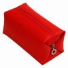 Durable Leather Cosmetic Makeup Pouch Rectangular Zipper Design Customized Colors Standard Size Manufacturers, Suppliers in New Zealand