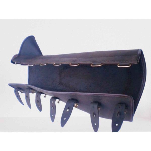 Fashionable Black Suede Chap for Men Buckle Closure Solid Design Manufacturers, Suppliers in Sialkot