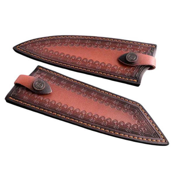 Grandsharp Genuine Leather Chef Knife Sheath Eco Friendly Customizable Logo Protects Carbon Steel Blades for Kitchen Use Manufacturers, Suppliers in New Zealand