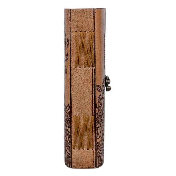 Handmade Brown Leather Journal with Printed Cover Unruled Pages Manufacturers, Suppliers in New Zealand