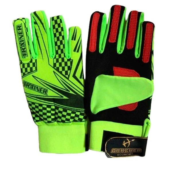 High Quality Green Cotton Gloves for Football Use Manufacturers, Suppliers in Sialkot
