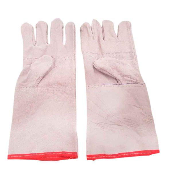 High Quality Leather Safety Gloves White Full Finger Ideal for Work and Protection Manufacturers, Suppliers in Sialkot