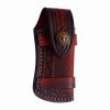 Leather Sheath for Folding Knife Pocket Sheath Knife Pouch Knife Cover Hand Stitched Genuine Leather Knife Sheath Dark Brown with Red Undertones Manufacturers, Suppliers in New Zealand