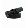 Mens Black Artificial Leather Belt Heavy Stainless Steel Buckle Stylish Manufacturers, Suppliers in Sialkot