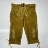 Olive Green Suede Lederhosen German Bavarian Kilt Knee Length Pants Manufacturers, Suppliers in Bucharest