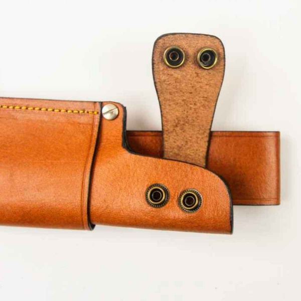 Original Full Veg Tan Leather Knife Sheath Cover Vintage Style Multiple Color Options Customizable for Kitchen Manufacturers, Suppliers in Milan