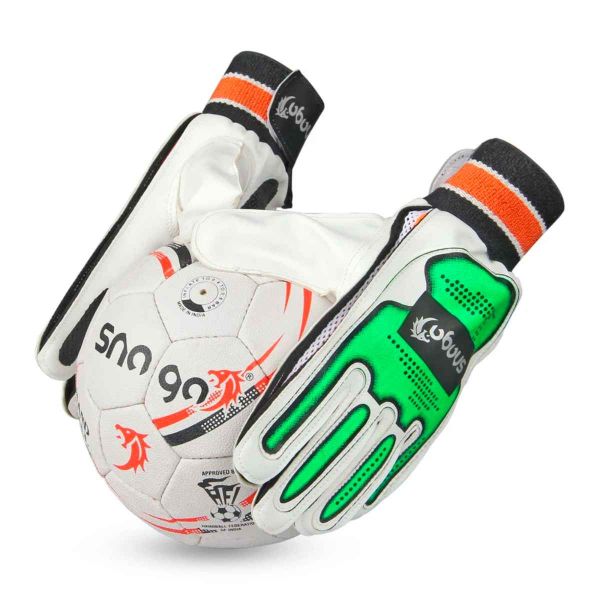 PU Material Goalkeeper Gloves with Printed Design for Football Manufacturers, Suppliers in Sialkot