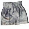 Party Wear Perfect Silver Leather Skirt Short Length Slim Fit Hand Wash Care Manufacturers, Suppliers in Sialkot
