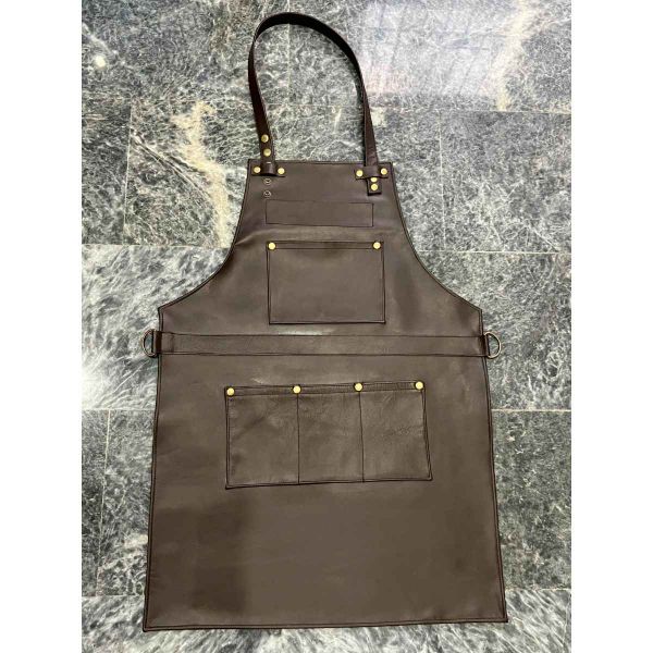 Personalized Leather Apron Plain Design Free Size Fit Non Disposable in Custom Colors Manufacturers, Suppliers in Sialkot