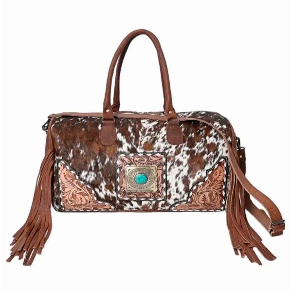Printed Leather Duffle Brown Bag For Travel Bag Unisex  Manufacturers, Suppliers in New Zealand