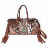 Printed Leather Duffle Brown Bag For Travel Bag Unisex  Manufacturers, Suppliers in New Zealand