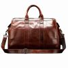 Pure Leather Dark and Light Brown Bag Plain Design Zipper Closure Adjustable Strap Manufacturers, Suppliers in New Zealand