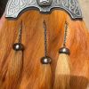 Red Ginger Fur Scottish Kilt Sporran Antique Silver Celtic Cantle Manufacturers, Suppliers in David