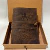 Soft Bound Brown Vintage Leather Journal Diary Box Packaging Manufacturers, Suppliers in New Zealand