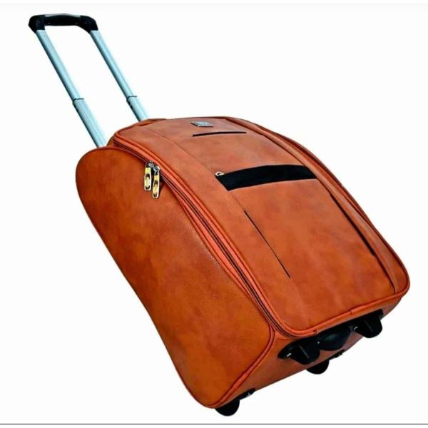 Solid Trolley Leather Duffle Bag Durable and Stylish for Travel Manufacturers, Suppliers in New Zealand