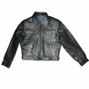 Stylish Black Leather Casual Jacket Full Sleeve Available in all Sizes Manufacturers, Suppliers in Sialkot