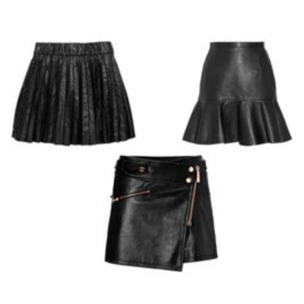Stylish Womens Black Leather Mini Skirt High Quality Leather Manufacturers, Suppliers in Sialkot