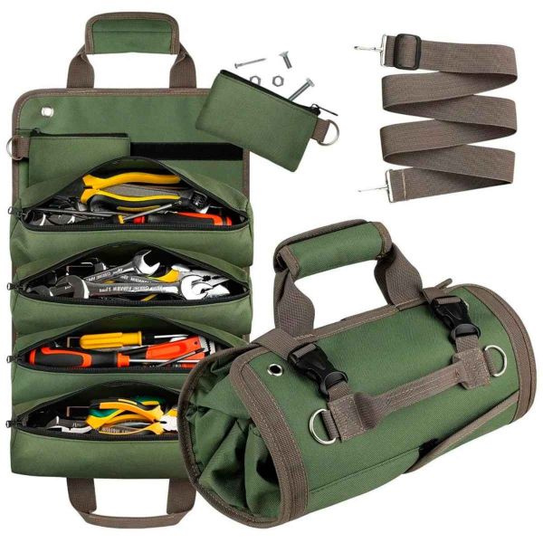 Tool Bag Tools Storage Bag Portable Roll Up Multi Compartment Tools Bag Manufacturers, Suppliers in Sialkot