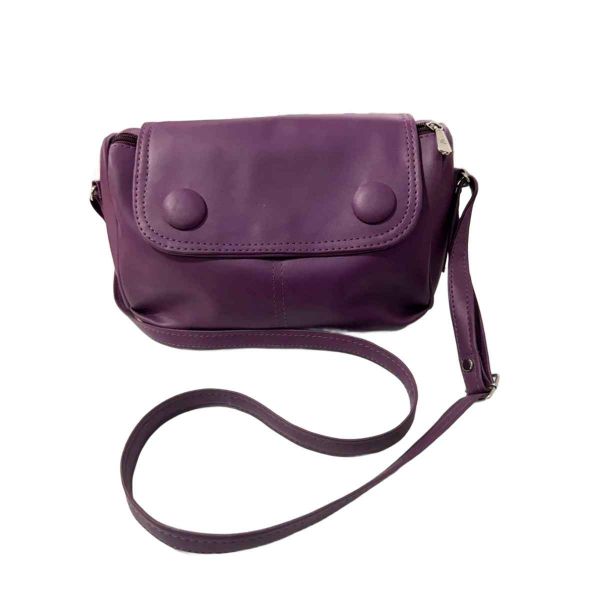 Waterproof Purple Leather Bag Plain Design Great for Gifting Manufacturers, Suppliers in Sialkot