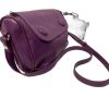 Waterproof Purple Leather Bag Plain Design Great for Gifting Manufacturers, Suppliers in Sialkot