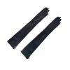 Women Long Black Leather Gloves Luxury Plain Style Daily Life Customized Color Manufacturers, Suppliers in Sialkot